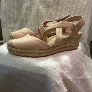 H&M Wedge Sandals with Slingback Design